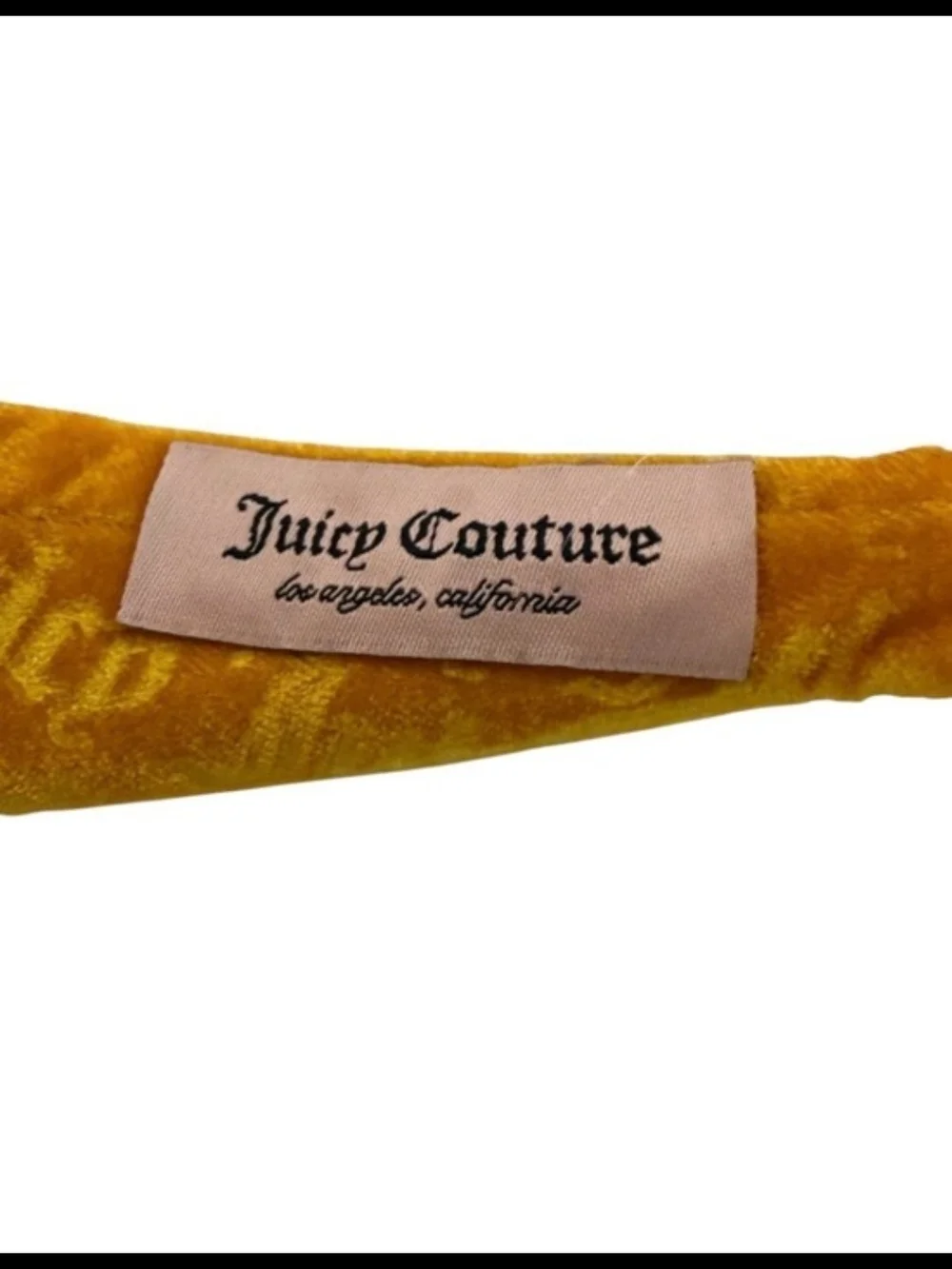 Juicy Couture bold yellow